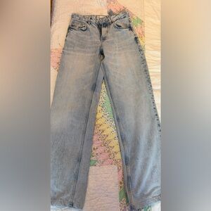 Zara Light Blue Flare Jeans